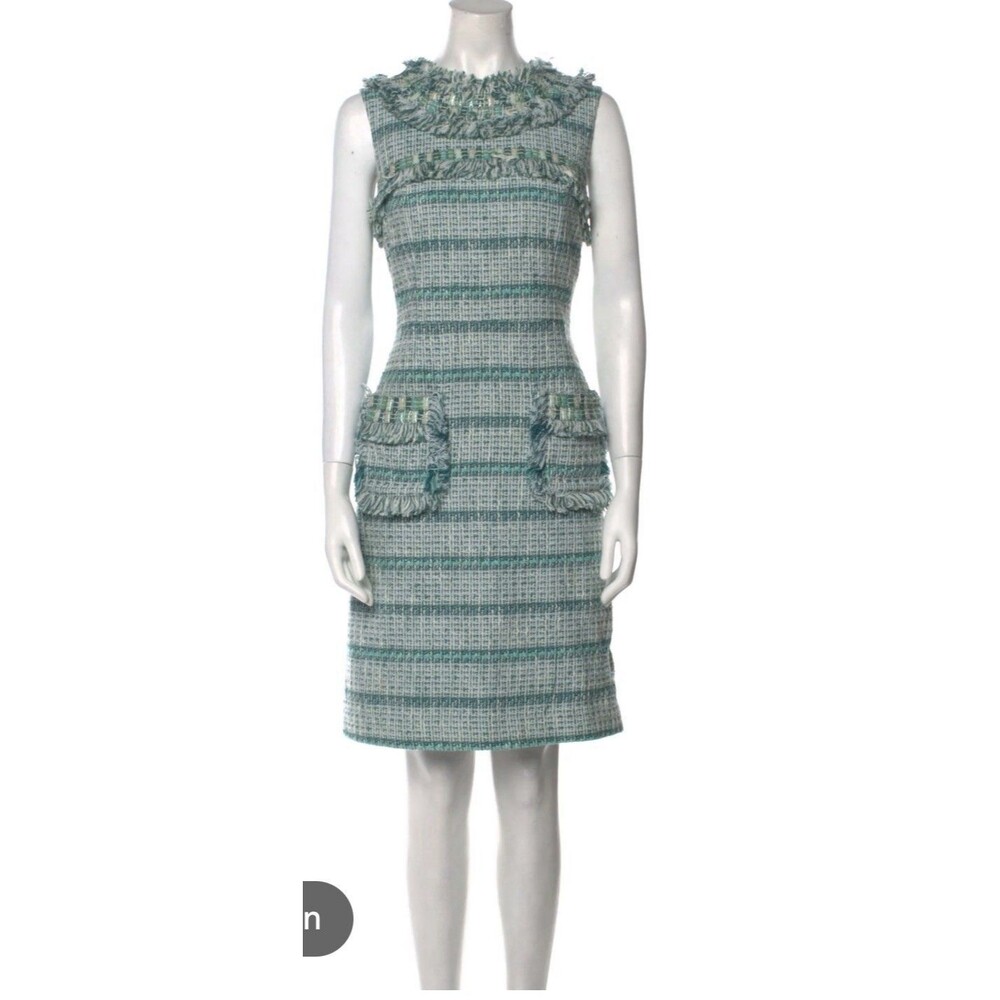 Tory Burch Curtis Tweed Dress Size 6